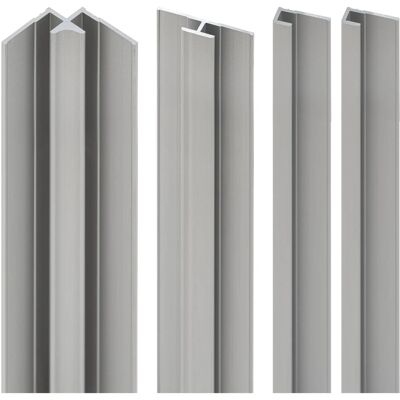 Schulte Profilset DecoDesign für Duschrückwände Länge 210 cm Alu Natur Schulte Profilset DecoDesign für Duschrückwände Länge 210 cm Alu Natur