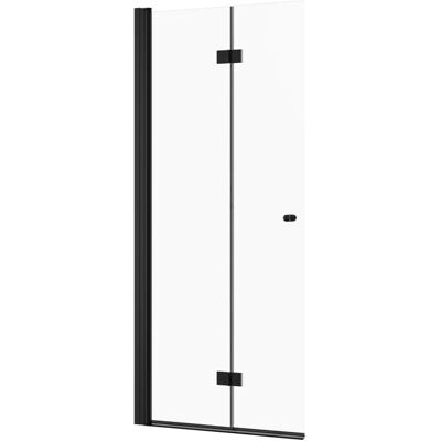 Schöner Wohnen Drehfalttür Gretia Walk In Mattschwarz 100 cm x 200 cm DIN L Schöner Wohnen Drehfalttür Gretia Walk In Mattschwarz 100 cm x 200 cm DIN L