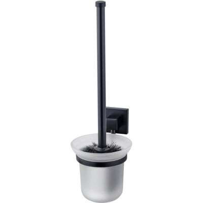 Fackelmann Toilettenbürste mit Halter New York Schwarz Fackelmann Toilettenbürste mit Halter New York Schwarz