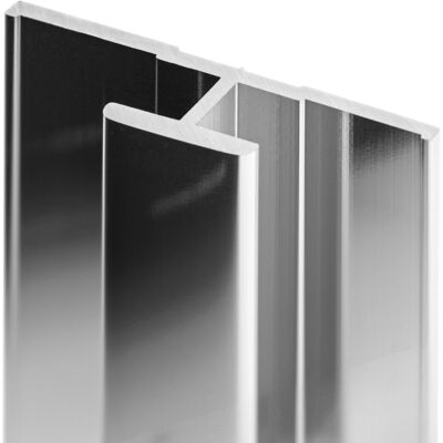 Schulte Flächenverbinder für Duschrückwand DecoDesign 210 cm Chrom-Optik Schulte Flächenverbinder für Duschrückwand DecoDesign 210 cm Chrom-Optik