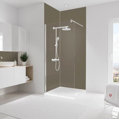 SCHULTE - DecoDesign - Taupe - 90 x 255 cm - Shower wall SCHULTE - DecoDesign - Taupe - 90 x 255 cm - Shower wall