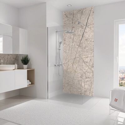 Schulte Duschrückwand DecoDesign Softtouch Marmor-Greige 255 x 100 cm Schulte Duschrückwand DecoDesign Softtouch Marmor-Greige 255 x 100 cm
