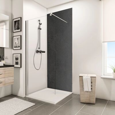 Schulte DecoDesign Duschrückwand Dekor Stein Anthrazit 255 x 100 cm Schulte DecoDesign Duschrückwand Dekor Stein Anthrazit 255 x 100 cm