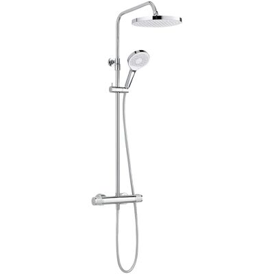 Schöner Wohnen Kollektion Schöner Wohnen Duschsystem mit Thermostat Glaia Wassersparend Chrom Schöner Wohnen Kollektion Schöner Wohnen Duschsystem mit Thermostat Glaia Wassersparend Chrom