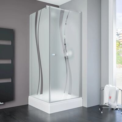 Schulte ExpressPlus Drehtür Seitenwand AlexaStyle2.0 Dekor Liane 90cm Schulte ExpressPlus Drehtür Seitenwand AlexaStyle2.0 Dekor Liane 90cm