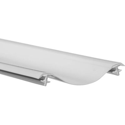 Schulte Dichtprofil Senkrecht für gerahmte Badewannenfaltwand Grau 130 cm Schulte Dichtprofil Senkrecht für gerahmte Badewannenfaltwand Grau 130 cm