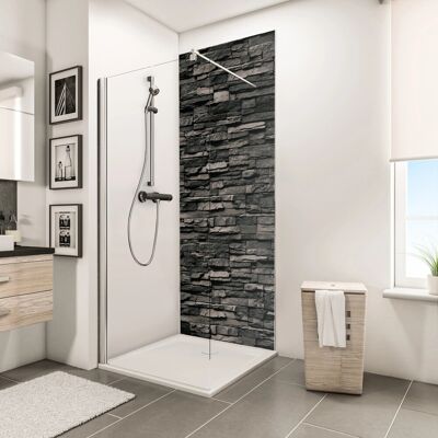Schulte ExpressPlus DecoDesign Duschrückwand Dekor Verbl. Anthrazit 255 x 150 cm Schulte ExpressPlus DecoDesign Duschrückwand Dekor Verbl. Anthrazit 255 x 150 cm