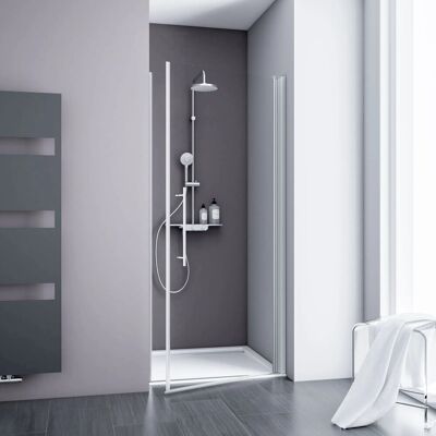 Schulte ExpressPlus Drehtür in Nische AlexaStyle2.0 Alunatur 90x192cm Schulte ExpressPlus Drehtür in Nische AlexaStyle2.0 Alunatur 90x192cm