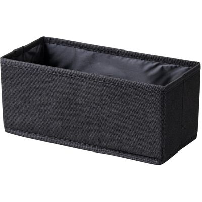 Fackelmann Universalkörbchen Textil 13 cm x 12 cm x 28 cm Schwarz Fackelmann Universalkörbchen Textil 13 cm x 12 cm x 28 cm Schwarz