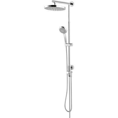 Schulte ExpressPlus Duschsystem Rain mit Umsteller Verchromt Rund Schulte ExpressPlus Duschsystem Rain mit Umsteller Verchromt Rund