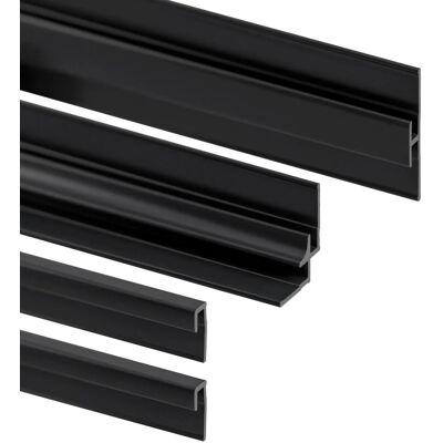 Schulte DecoDesign Profilset Mattschwarz 255 cm Schulte DecoDesign Profilset Mattschwarz 255 cm