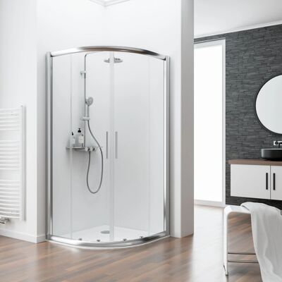 Schulte ExpressPlus Runddusche Kristall/Trend II 4-tlg. Chromoptik 90x90cm Schulte ExpressPlus Runddusche Kristall/Trend II 4-tlg. Chromoptik 90x90cm