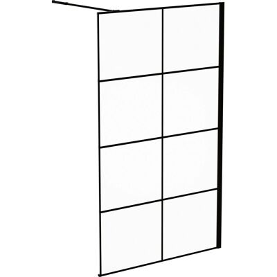 baliv Duschabtrennung Walk-In DUK-120.131 120 cm x 195 cm Schwarz baliv Duschabtrennung Walk-In DUK-120.131 120 cm x 195 cm Schwarz
