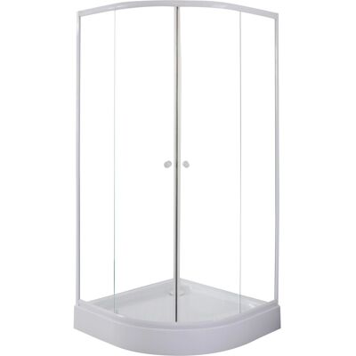 Sanotechnik Rundduschen-Set 195 cm x 90 cm x 90 cm Weiß Sanotechnik Rundduschen-Set 195 cm x 90 cm x 90 cm Weiß