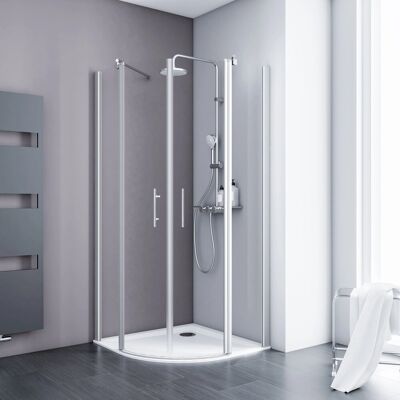 Schulte Alexa Style 2.0 Runddusche 90 x 90 x 192 cm Radius 50 cm Schulte Alexa Style 2.0 Runddusche 90 x 90 x 192 cm Radius 50 cm