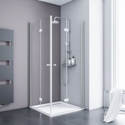 Schulte Alexa Style 2.0 Drehfalttür als Eckeinstieg 100 x 100 x 192 cm Schulte Alexa Style 2.0 Drehfalttür als Eckeinstieg 100 x 100 x 192 cm