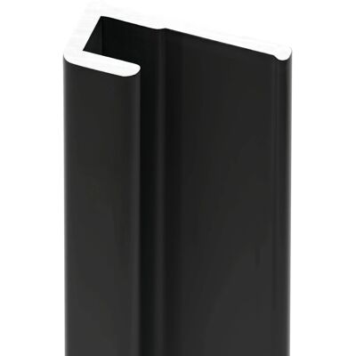 Schulte Endprofil für Duschrückwände DecoDesign in Mattschwarz Länge 255 cm Schulte Endprofil für Duschrückwände DecoDesign in Mattschwarz Länge 255 cm