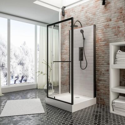 SCHULTE - Jersey - 90x90 cm - mattschwarz - Duschkabine SCHULTE - Jersey - 90x90 cm - mattschwarz - Duschkabine