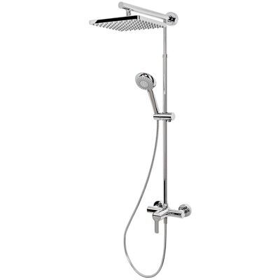 Schulte ExpressPlus Duschsystem Rain mit Einhebelmischer Kopfbrause Eckig Schulte ExpressPlus Duschsystem Rain mit Einhebelmischer Kopfbrause Eckig