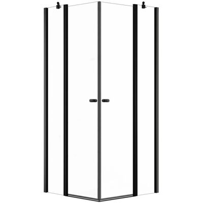 Schöner Wohnen Eckeinstieg Gretia 80 cm x 200 cm Mattschwarz Schöner Wohnen Eckeinstieg Gretia 80 cm x 200 cm Mattschwarz