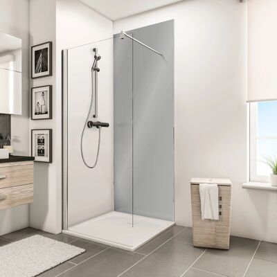 Schulte ExpressPlus DecoDesign Duschrückwand Hochglanz Reflex Grau 210 x 100 cm Schulte ExpressPlus DecoDesign Duschrückwand Hochglanz Reflex Grau 210 x 100 cm