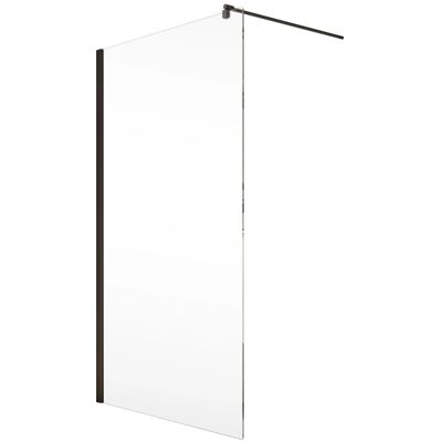 Schöner Wohnen Walk In Gretia 100 cm x 200 cm Mattschwarz Schöner Wohnen Walk In Gretia 100 cm x 200 cm Mattschwarz