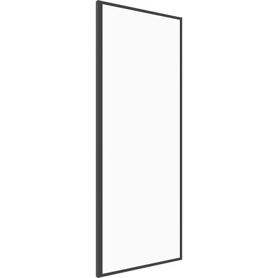 baliv Seitenwand für Duschkabine DUK-80.91W 80 cm x 195 cm Schwarz baliv Seitenwand für Duschkabine DUK-80.91W 80 cm x 195 cm Schwarz