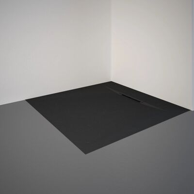 Schulte Duschwanne ExpressPlus Extraflach Quadrat 90 cm x 90 cm Anthrazit Schulte Duschwanne ExpressPlus Extraflach Quadrat 90 cm x 90 cm Anthrazit