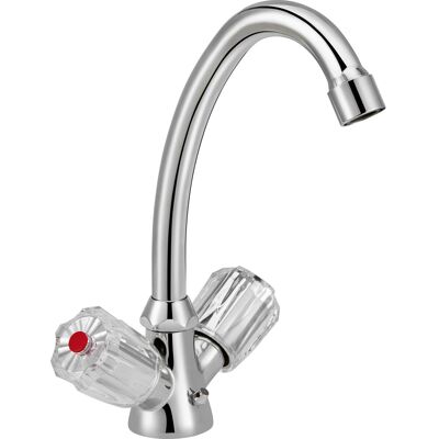 Zweigriff-Waschtischarmatur Ledro Chrom Zweigriff-Waschtischarmatur Ledro Chrom