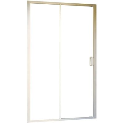 Schulte Schiebetür in Nische Trend 2.0 Alu-Natur links 200 x 120 cm Schulte Schiebetür in Nische Trend 2.0 Alu-Natur links 200 x 120 cm