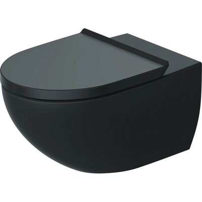 Duravit Wand-WC Architec mit Absenkautomatik Anthrazit Matt Duravit Wand-WC Architec mit Absenkautomatik Anthrazit Matt