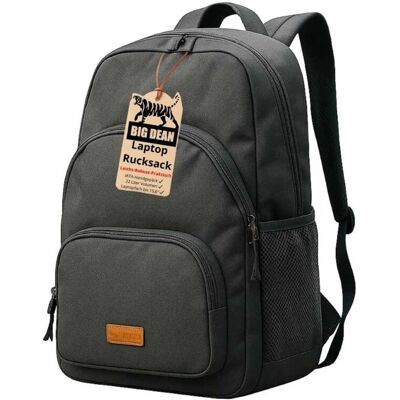 BigDean Handgepäck Rucksack Laptop Rucksack bis 15.6 Zoll 45cm ca 22L mit Vielen Fächern Backpack Laptop Rucksack Herren Rücksack Groß Tagesrucksack BigDean Handgepäck Rucksack Laptop Rucksack bis 15.6 Zoll 45cm ca 22L mit Vielen Fächern Backpack Laptop Rucksack Herren Rücksack Groß Tagesrucksack
