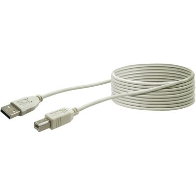 Schwaiger USB Anschlusskabel 2.0 Grau 3 m Schwaiger USB Anschlusskabel 2.0 Grau 3 m