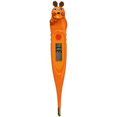 DieMaus Fieberthermometer Digital für Kinder im 3D-Design Maus-Motiv Orange DieMaus Fieberthermometer Digital für Kinder im 3D-Design Maus-Motiv Orange