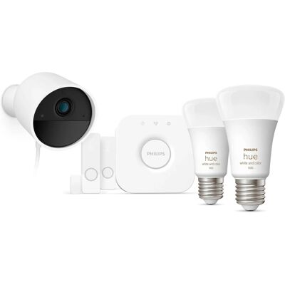 Philips Hue Kamera-Set Secure Weiß Philips Hue Kamera-Set Secure Weiß