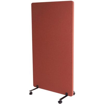 MCW Akustik-Trennwand G77 Doppelwandig Rollbar Textil 147x80cm Braun MCW Akustik-Trennwand G77 Doppelwandig Rollbar Textil 147x80cm Braun