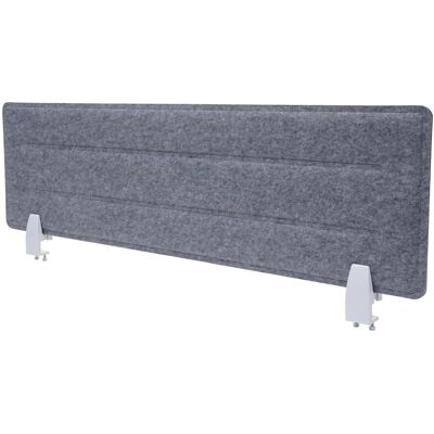 MCW Tischtrennwand G76 Schallschutz Textil Mit Prägung 100x30cm Grau MCW Tischtrennwand G76 Schallschutz Textil Mit Prägung 100x30cm Grau