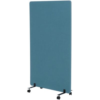 MCW Akustik-Trennwand G77 Doppelwandig Rollbar Textil 147x80cm Türkis MCW Akustik-Trennwand G77 Doppelwandig Rollbar Textil 147x80cm Türkis