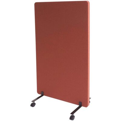 MCW Akustik-Trennwand G77 Doppelwandig Rollbar Textil 127x80cm Braun MCW Akustik-Trennwand G77 Doppelwandig Rollbar Textil 127x80cm Braun