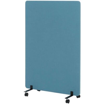 MCW Akustik-Trennwand G77 Doppelwandig Rollbar Textil 127x80cm Türkis MCW Akustik-Trennwand G77 Doppelwandig Rollbar Textil 127x80cm Türkis