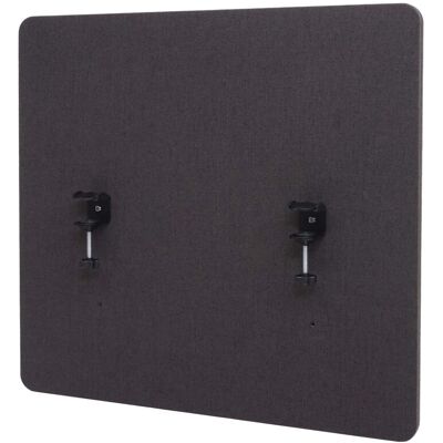 MCW Akustik-Tischtrennwand G75 Doppelwandig Textil 60x65cm Braun-Grau MCW Akustik-Tischtrennwand G75 Doppelwandig Textil 60x65cm Braun-Grau