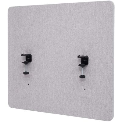 MCW Akustik-Tischtrennwand G75 Doppelwandig Textil 60x65cm Grau MCW Akustik-Tischtrennwand G75 Doppelwandig Textil 60x65cm Grau