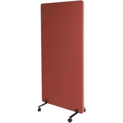 MCW Akustik-Trennwand G77 Doppelwandig Rollbar Textil 167x80cm Braun MCW Akustik-Trennwand G77 Doppelwandig Rollbar Textil 167x80cm Braun