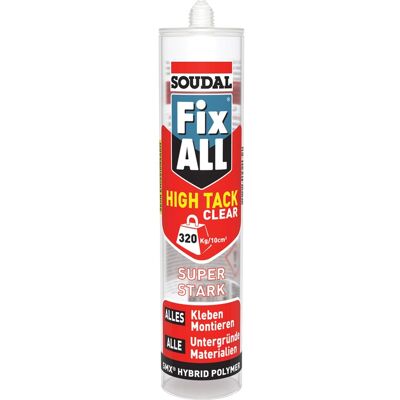 Soudal Fix All High Tack Clear Kraftkleber 305 g Soudal Fix All High Tack Clear Kraftkleber 305 g