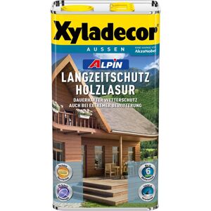 Xyladecor Alpin Langzeitschutz Holzlasur Silbergrau 5 l