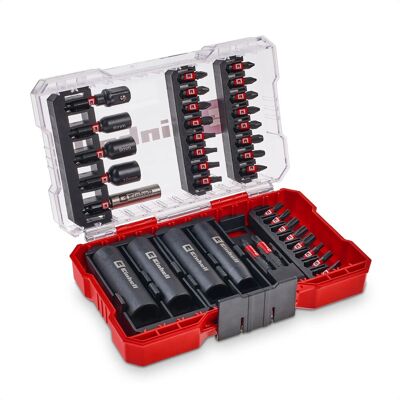 Einhell 35-teiliger Impact-Socket- und Bit-Set - Schraubwerkzeug Einhell 35-teiliger Impact-Socket- und Bit-Set - Schraubwerkzeug