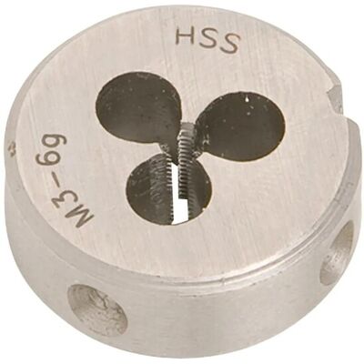 LUXTOOLS LUX Schneideisen Stahl M3 25 mm x 9 mm Comfort LUXTOOLS LUX Schneideisen Stahl M3 25 mm x 9 mm Comfort