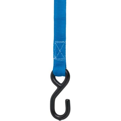 LUXTOOLS Zurrgurt mit Ratsche 2-teilig S-Haken 25 mm x 3,5 m LUXTOOLS Zurrgurt mit Ratsche 2-teilig S-Haken 25 mm x 3,5 m