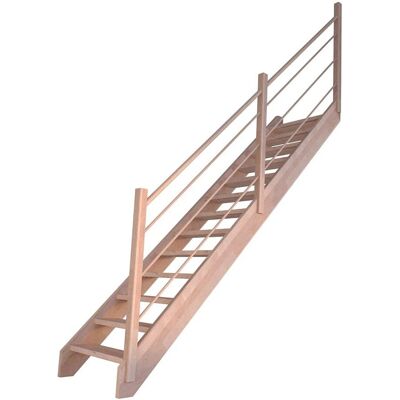 StarWood Treppen Treppe Mykonos Buche Gerade Holz-Design-Geländer Rechts FSC® StarWood Treppen Treppe Mykonos Buche Gerade Holz-Design-Geländer Rechts FSC®