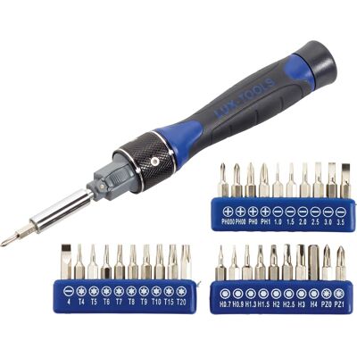LUXTOOLS LUX-TOOLS Schraubendreher-Set mit Bitaufnahme 31-teilig LUXTOOLS LUX-TOOLS Schraubendreher-Set mit Bitaufnahme 31-teilig
